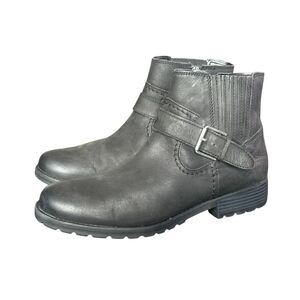 Clark’s Clarkwell Strap Ankle Boots Booties Size 10